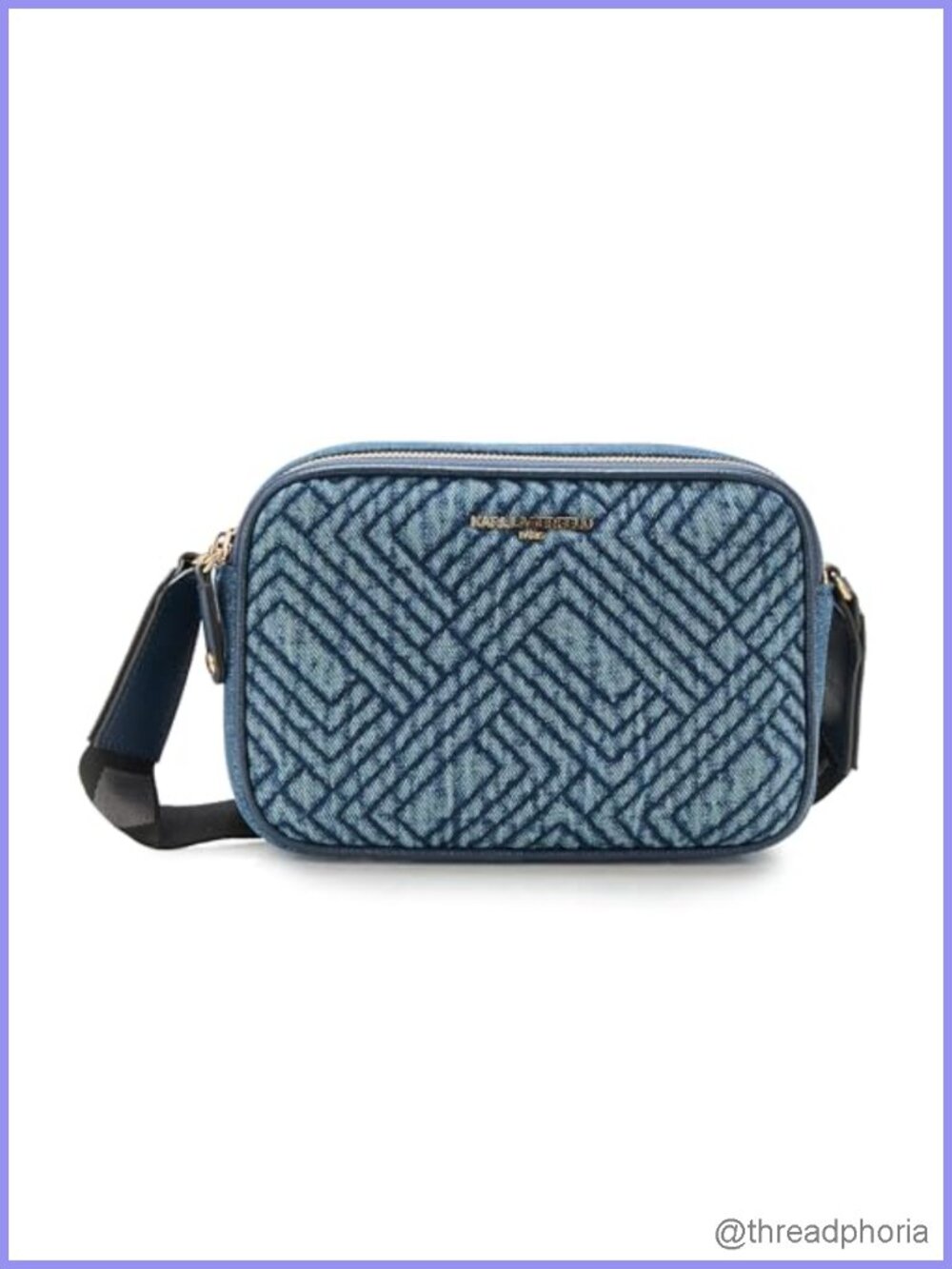 Maybelle Choupette Crossbody Sling Bag Adjustable Strap Rectangular